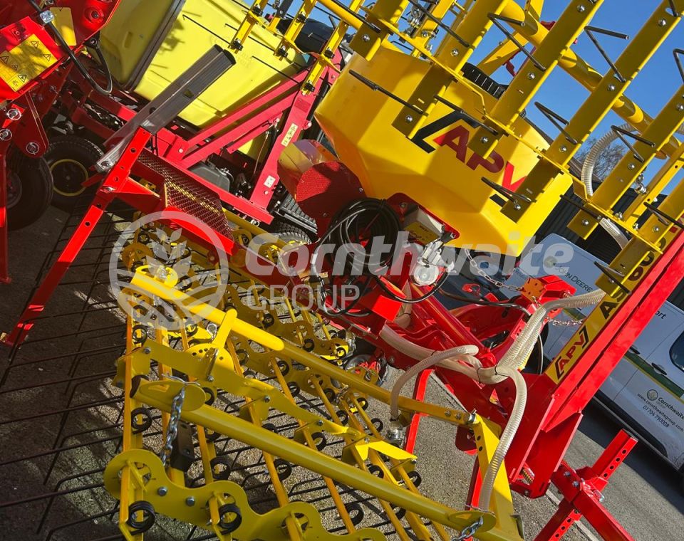 Dalbo APV AS600 Harrows C/W PS300 Electric Seeder Unit Fitted