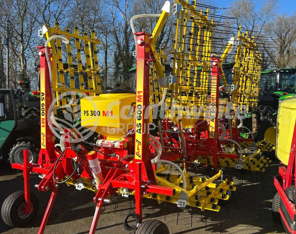 Dalbo APV AS600 Harrows C/W PS300 Electric Seeder Unit Fitted