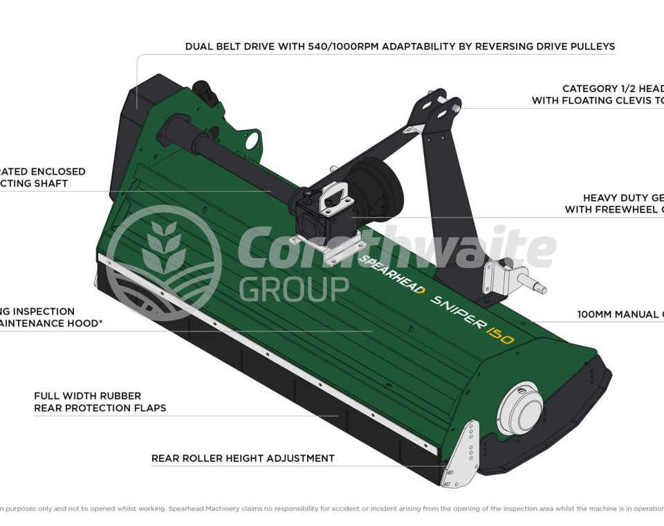 Spearhead Sniper 150 Compact Flail Mower