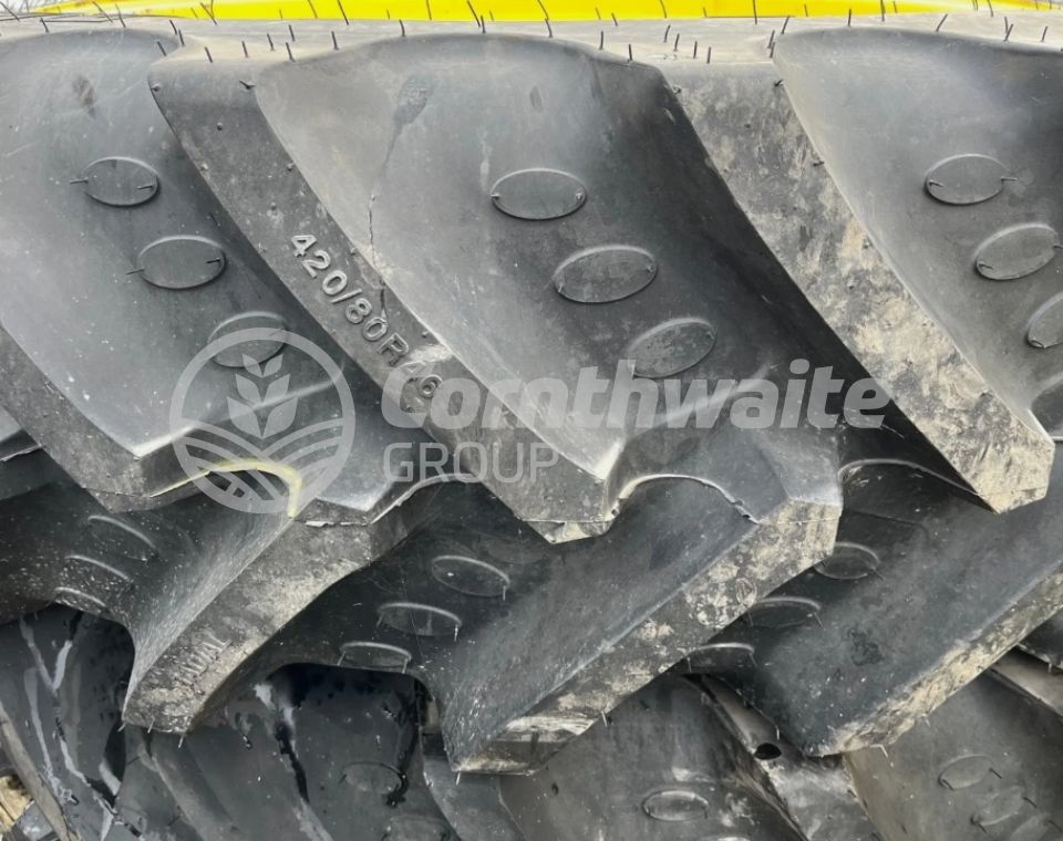 John Deere Unused BKT 420/80R46 Row Crop Wheels 8 Stud Rims