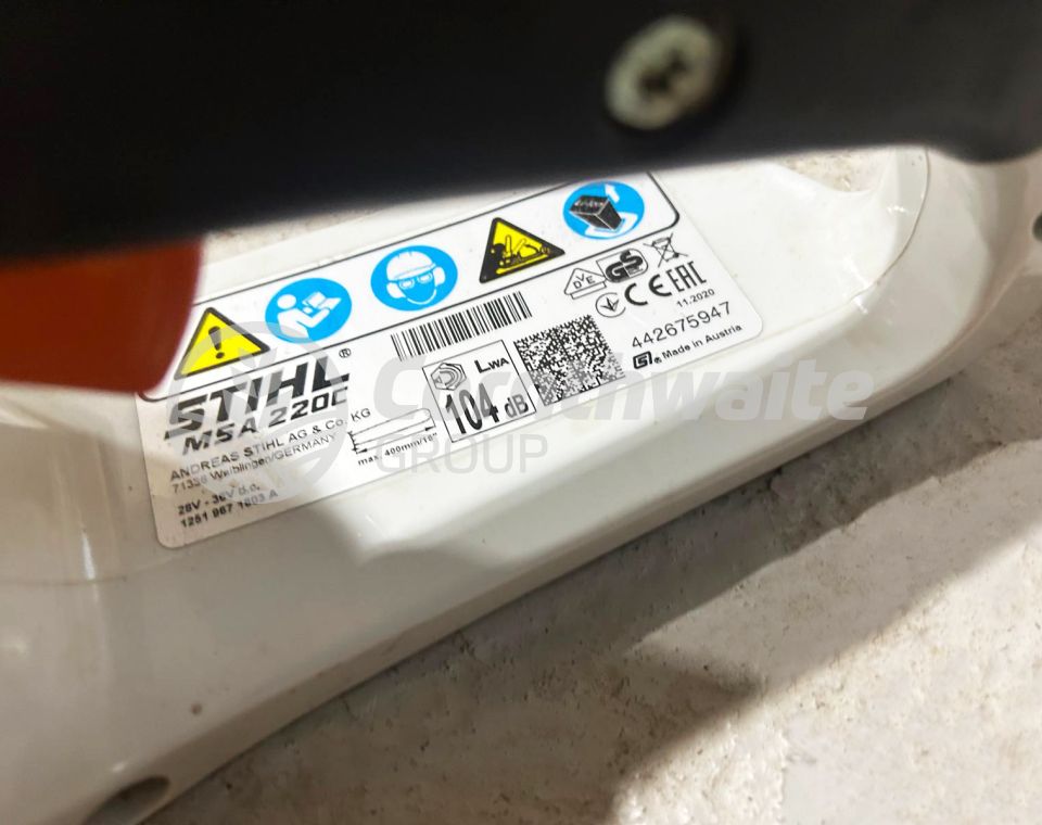 Stihl Ex Demo MSA220C Chainsaw