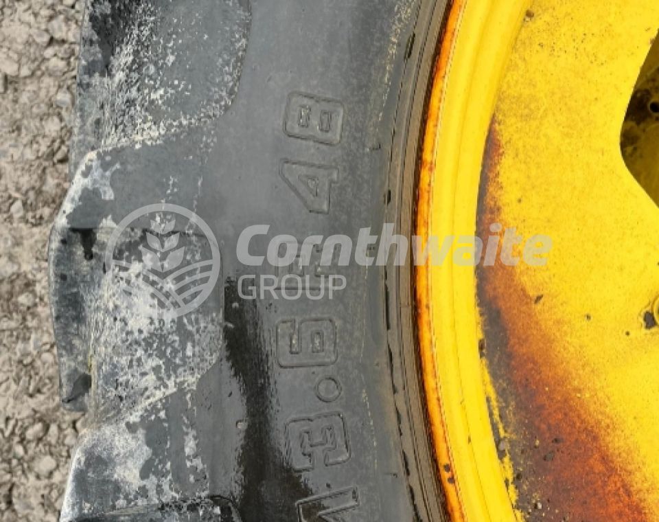 John Deere Adjustable Row Crop Wheels Alliance 13.6R48 with 12.4R32 Fronts