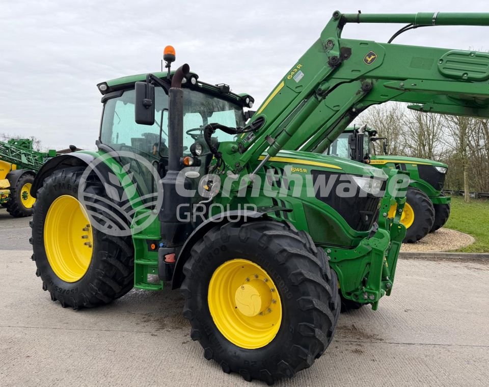 John Deere 6145R and Loader