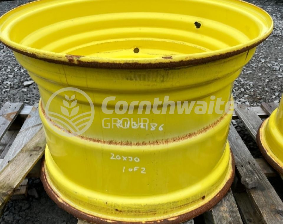 John Deere 20x30 Pair of Solid Wheel Rims