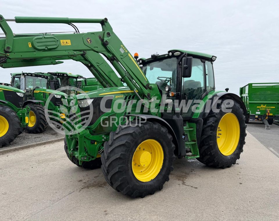 John Deere 6145R and Loader