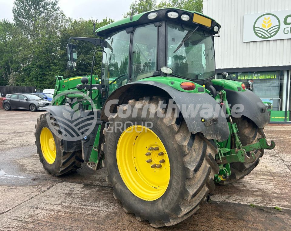 John Deere 6155R and Loader