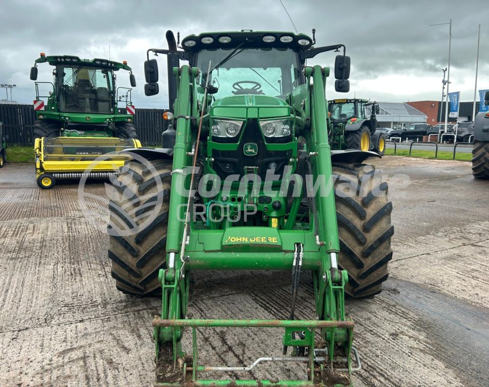 John Deere 6155R and Loader
