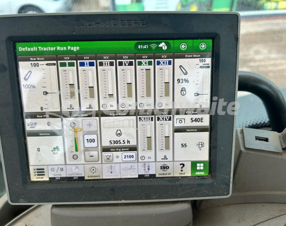 John Deere 6155R and Loader