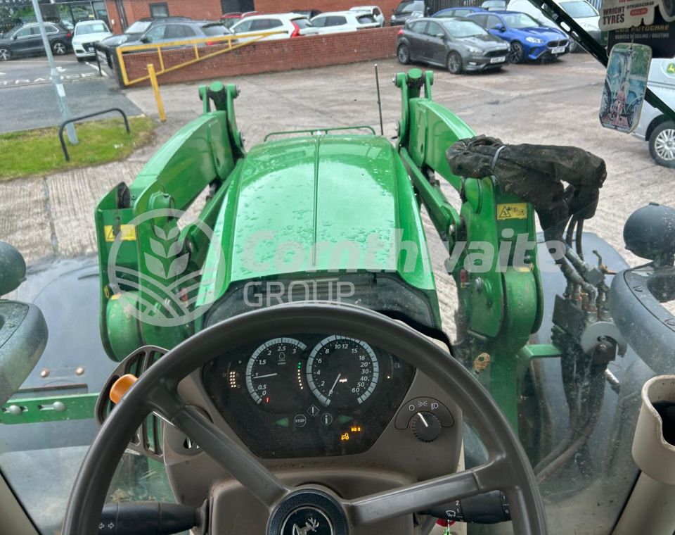 John Deere 6155R and Loader